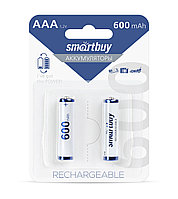 Аккумулятор NiMh Smartbuy AAA/2BL 600 mAh (24/240) (SBBR-3A02BL600)