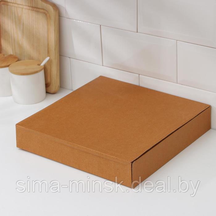 Ящик для хранения Доляна Striata, 28×28×7 см, бамбук - фото 7 - id-p173951456