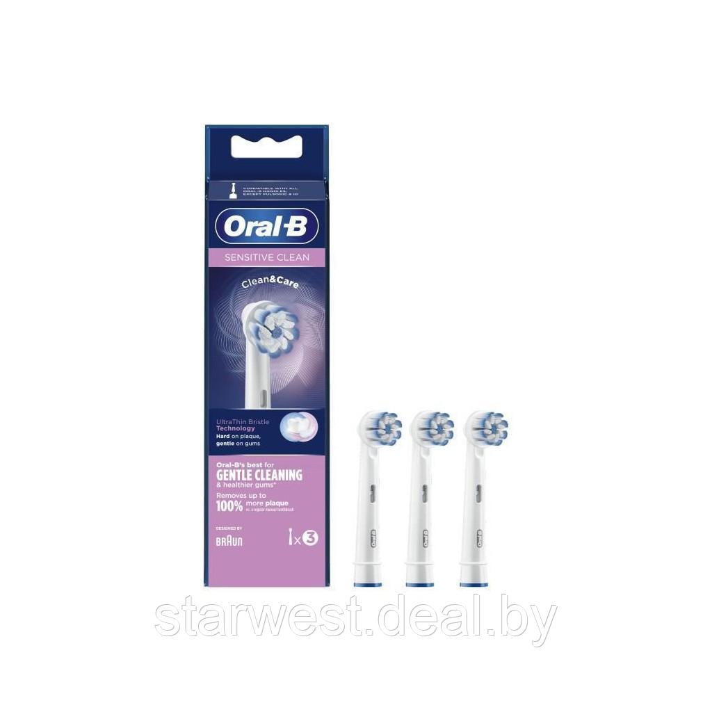 Oral-B Braun Sensitive Clean 3 шт. Насадки для электрических зубных щеток - фото 9 - id-p173952111