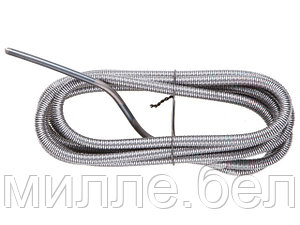 Трос сантехнический пружинный ф 6 мм длина 2 м ЭКОНОМ (Канализационный трос используется для прочистки