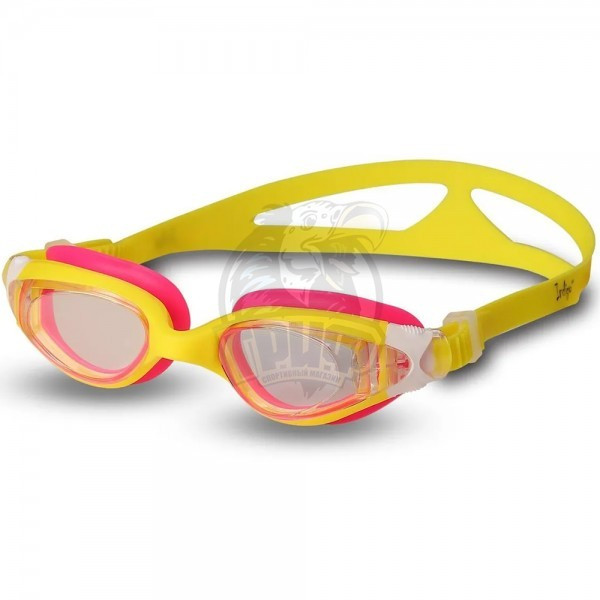 Очки для плавания детские Indigo Nemo (желтый/розовый) (арт. GS16-3-Y/PI) - фото 1 - id-p173961349