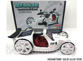 Сборная модель Конструктор Машинка Болид на солнечной батарее DIY015