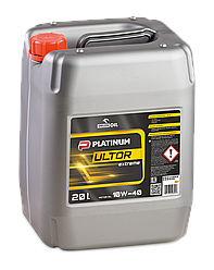 Масло моторное  PLATINUM ULTOR EXTREME 10W-40  канистра 20 л