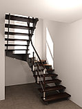 Лестница на двух металлических косоурах из стального листа Л-2, фото 4