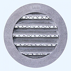 Наружная декоративная решетка ALU 100 (алюминий) SALDA
