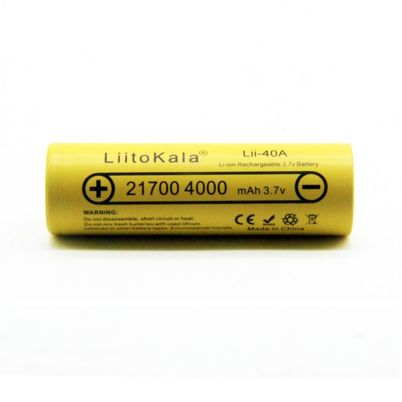 Высокотоковый Аккумулятор LiitoKala 21700 li-ion 4000mah - фото 3 - id-p173975114