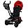 Детский трехколесный велосипед City-Ride Lunar с поворотным сидением (красный), фото 3