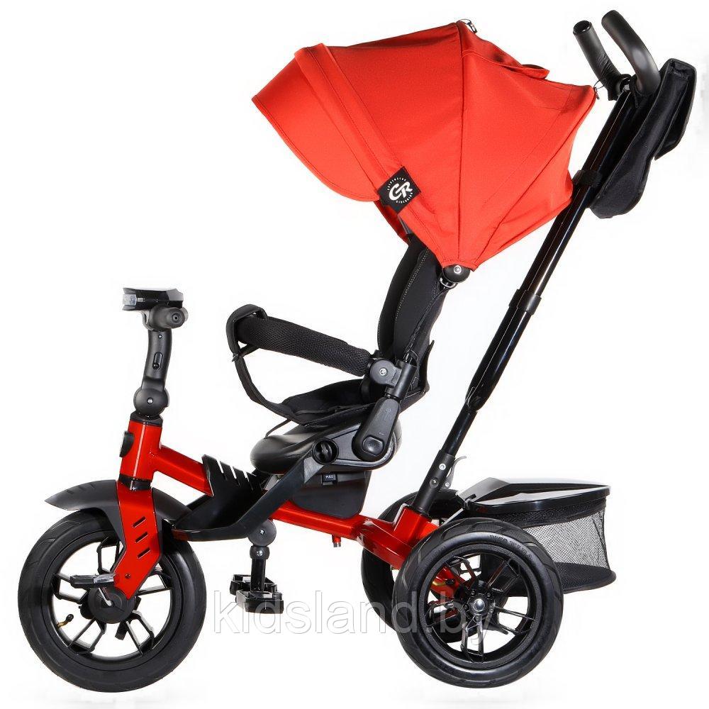 Детский трехколесный велосипед City-Ride Lunar с поворотным сидением (красный) - фото 4 - id-p75130674