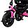 Детский трехколесный велосипед City-Ride Lunar с поворотным сидением (розовый), фото 2