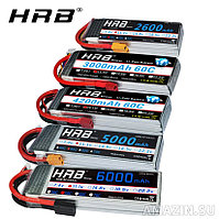 LiPo аккумулятор 11,1V 6000mah 50С XT60