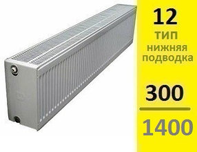 Радиатор KERMI Therm-X2 Profil-Ventil FТV тип 12 300-1400