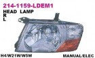 Артикул DEPO Фара передн лев с ЭК MITSUBISHI: PAJERO 03- (214-1159L-LDEM1)