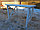 Стол садовый и банный из массива сосны "Прованс Дачный" 1,2 метра, фото 3