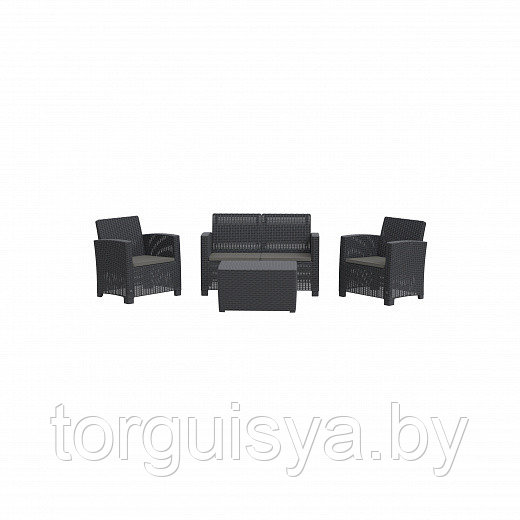 Комплект садовой мебели Sundays Tonga 1806136B (Black)