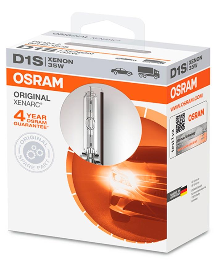 Лампа ксеноновая D1S Osram Xenarc Original 66140 - фото 3 - id-p173986806