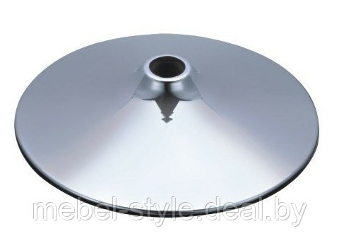 Металлический хромированный диск (база, основание) на 385 мм база для кресел и стульев.