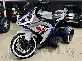Детский электромобиль, мотоцикл Igro TD FLB-968T (белый) W