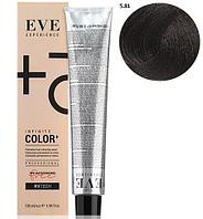 Стойкая крем-краска для волос EVE Experience 5.81 светло-коричневый пепельно-коричневый, 100 мл (Farmavita)