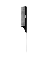Расческа парикмахерская с металлическим хвостиком «Carbon fiber» 231*27 мм (Капус, Kapous)
