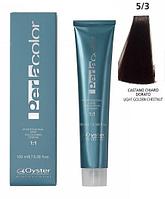 Перманентный краситель для волос Perlacolor 5/3 100мл (Oyster Cosmetics)