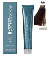 Перманентный краситель для волос Perlacolor 7/0 100мл (Oyster Cosmetics)