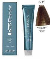 Перманентный краситель для волос Perlacolor 8/31 100мл (Oyster Cosmetics)