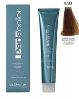 Перманентный краситель для волос Perlacolor 8/33 100мл (Oyster Cosmetics)