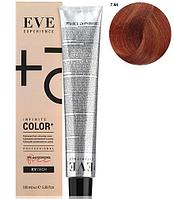 Стойкая крем-краска для волос EVE Experience 7.44 блондин насыщенный медный, 100 мл (Farmavita)