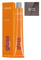 Полуперманентная краска для волос Gloss ТОН - 9/21, 60мл (Lakme)
