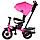 Детский трехколесный велосипед City-Ride Lunar с поворотным сидением (розовый), фото 3