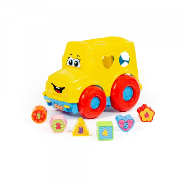 Детская развивающая игрушка-сортер "Автобус" (в коробке) арт. 89113 Полесье - фото 2 - id-p174035263