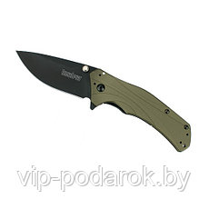 Нож складной полуавтомат KERSHAW Knockout Olive-and-Black