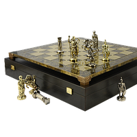 Шахматы сувенирные из металла Античные войны