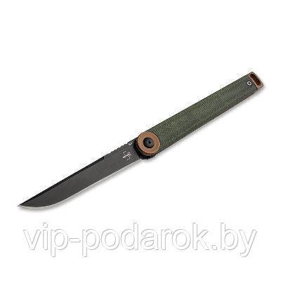 Нож складной Boker Kaizen Green Canvas Micarta 01BO391 - фото 1 - id-p174042644