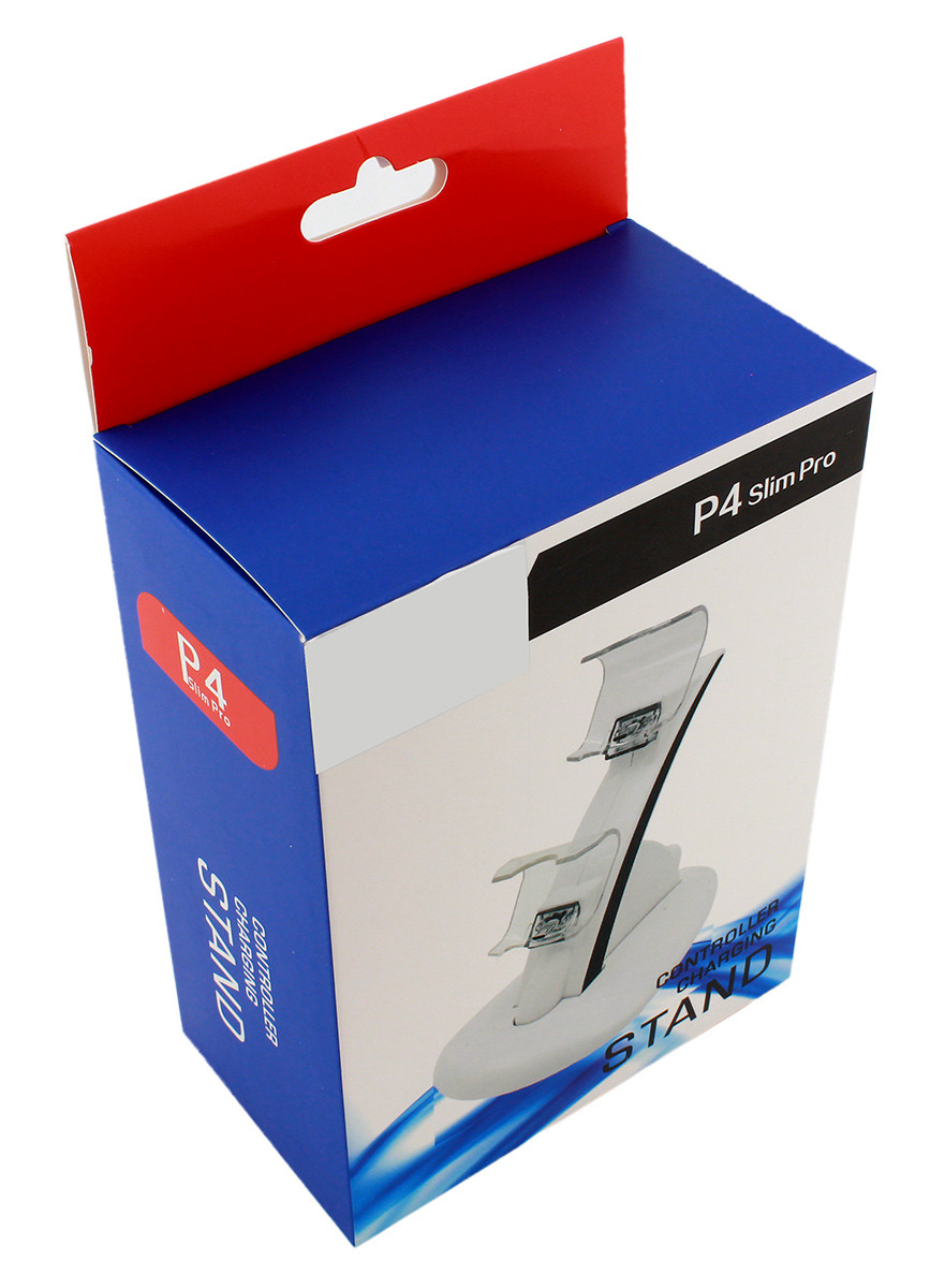 Док станция SiPL для 2 геймпадов PS4 белый - фото 5 - id-p174043158