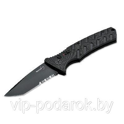 Автоматический нож Boker Strike Tanto All Black 01BO401