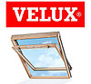 Мансардное деревянное окно VELUX OPTIMA Стандарт GZR 3050 с открыванием по центральной оси FR06, 66x118 см