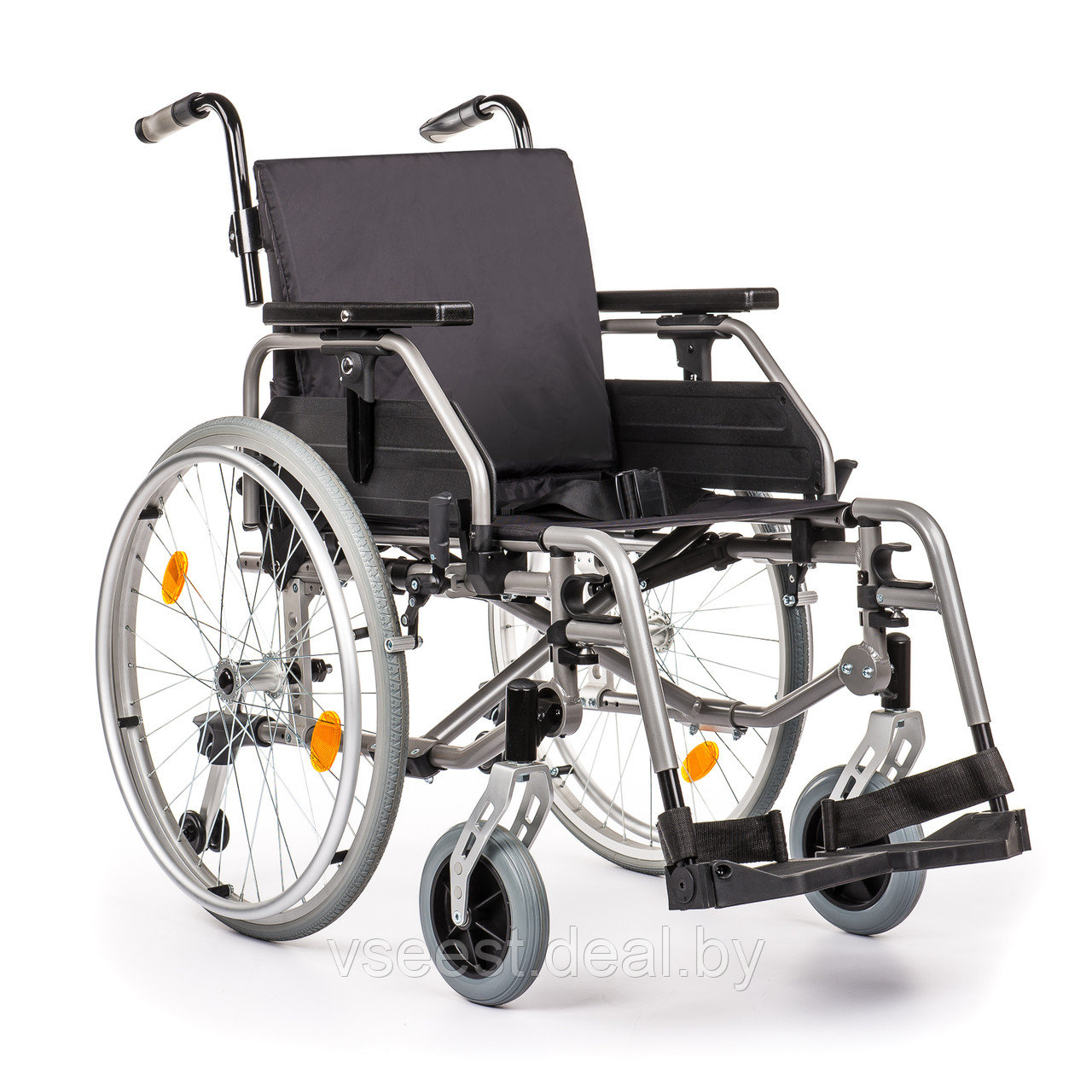 Инвалидная коляска Platinum, Vitea Care (Сидение 43 см. литые колеса) - фото 1 - id-p174050435