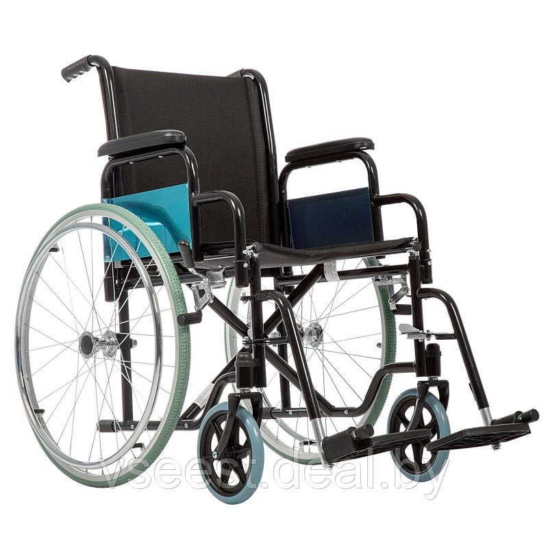 Кресло-коляска инвалидная Base 130 Ortonica (Сидение 46 см., надувные колеса)