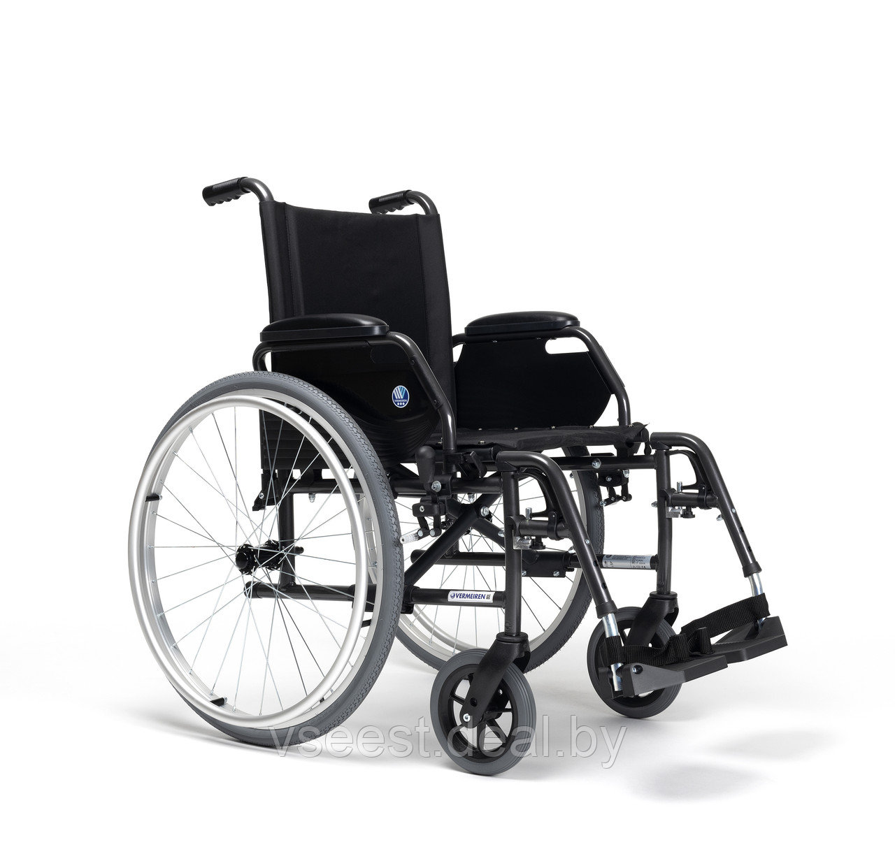 Инвалидная коляска для взрослых Jazz S50 Vermeiren (надувные колеса) - фото 1 - id-p174050669