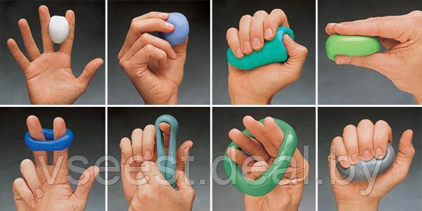 Пластичная масса для реабилитации ладони и пальцев рук Qmed Therapy Putty Medium, фото 2