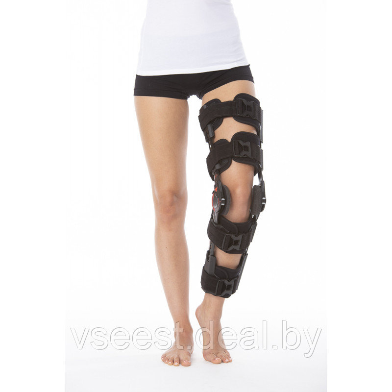 Ортез коленный с регулируемыми боковыми ребрами жесткости (Брейс) JABa Antar AT53001 - фото 4 - id-p174050775