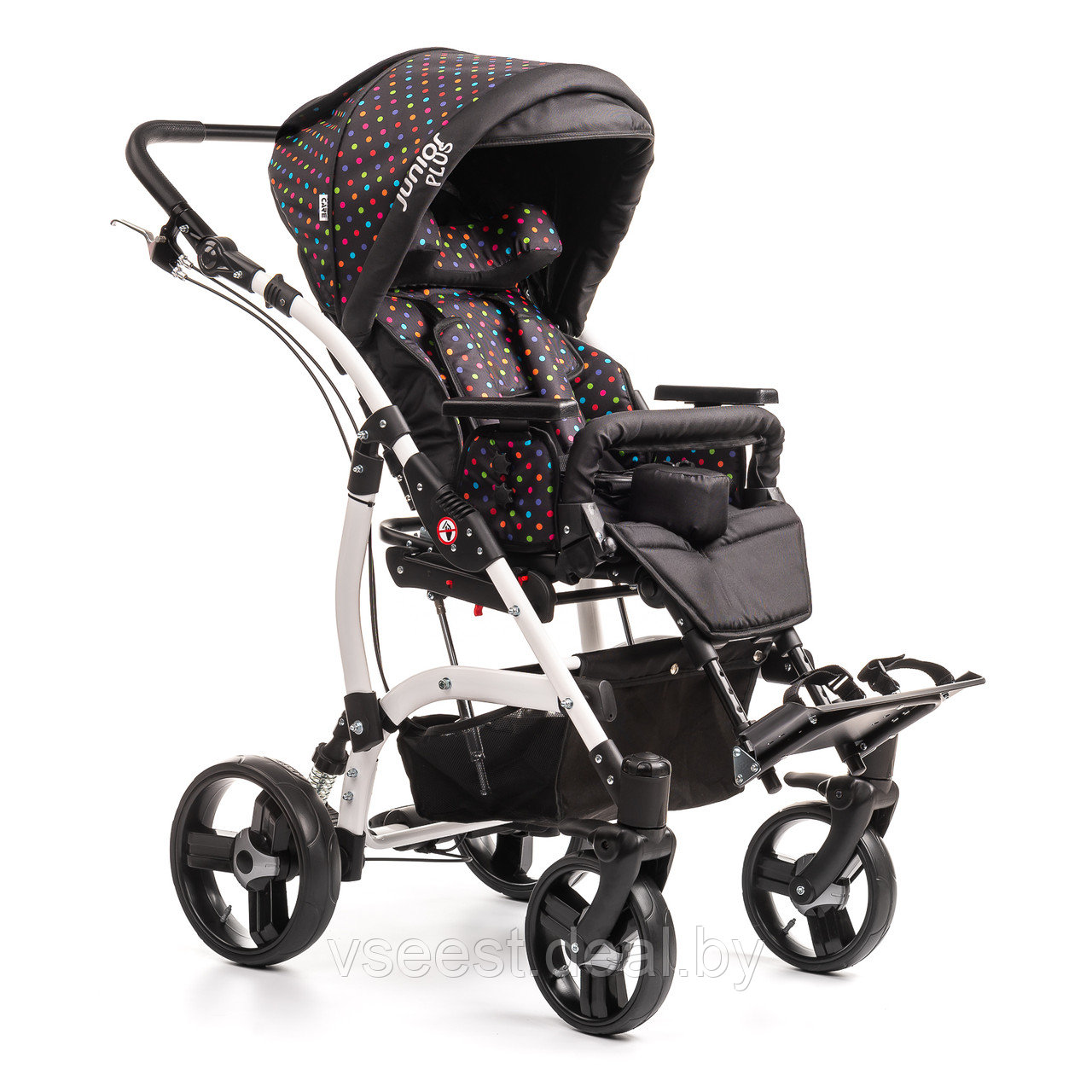 Детская инвалидная коляска для ДЦП Junior Plus New (Размер 2) - фото 1 - id-p174050807