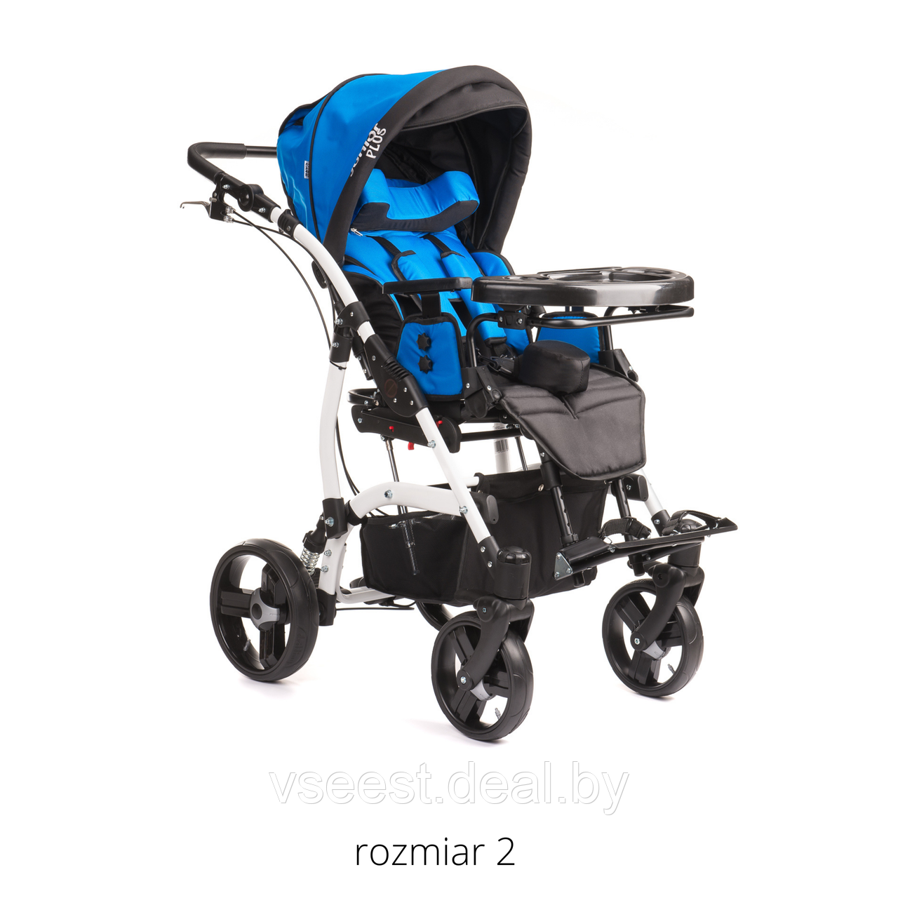 Детская инвалидная коляска для ДЦП Junior Plus New (Размер 2) - фото 6 - id-p174050807
