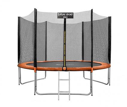 Батут Atlas Sport 312 см (10ft) 3 PRO ORANGE / BLUE