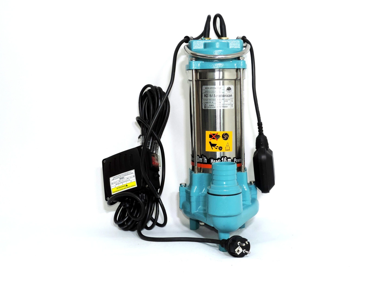ФЕКАЛЬНЫЙ НАСОС OMNIGENA WQ 7-16-1,5 С ИЗМЕЛЬЧИТЕЛЕМ