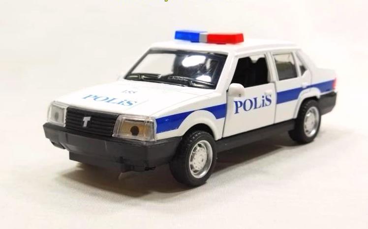 Машинка металлическая инерционная "Полиция", арт.6632-11M