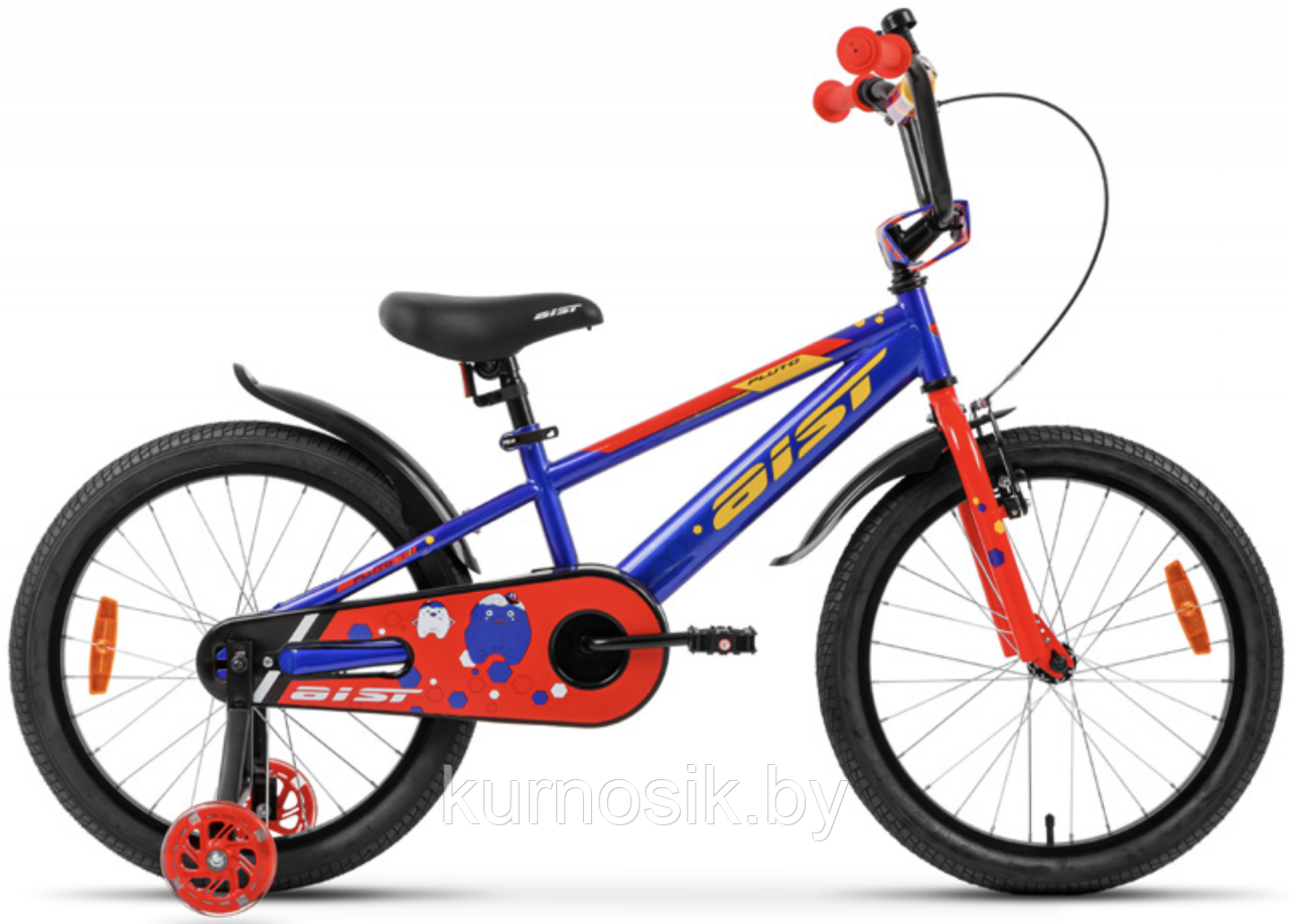 Детский велосипед Aist Pluto 18" синий 2021