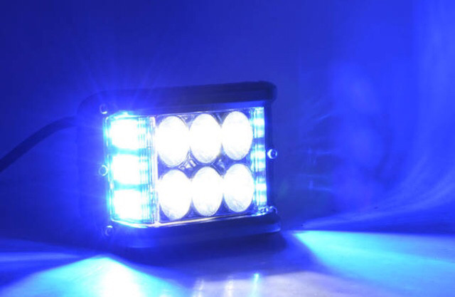 Мощная LED фара с эффектом стробоскопа - фото 7 - id-p174059263