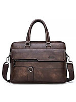 Мужская сумка-портфель / коричневая